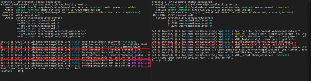 Highly Available Kubernetes Cluster Using HAproxy And Keepalived